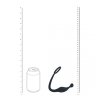 Silicone Cockring with Prostate Stimulator - S - Black